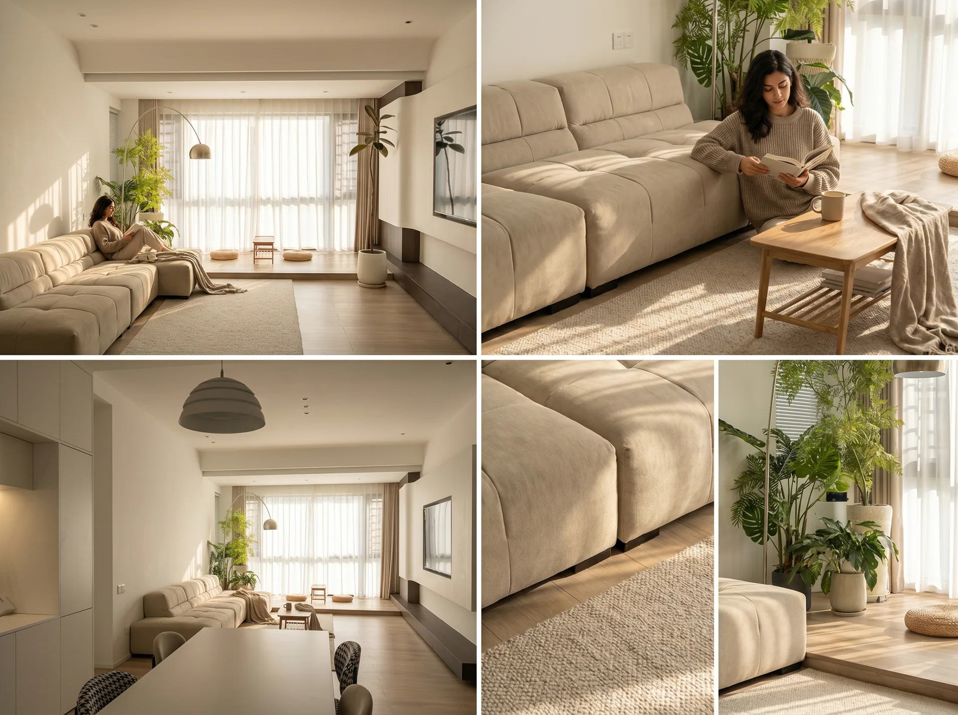Japanese cream wood residential project project image